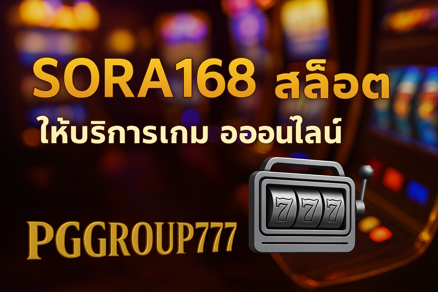 sora168 สล็อต เล่นง่าย แตกไว ที่ PGGROUP777 เว็บตรงอันดับหนึ่ง 2025